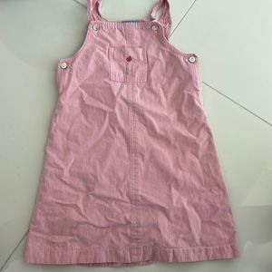 Cyrillus Girls pink  Striped Sundress, Size 6